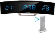 RÁDIOVÝ BUDÍK FM VSTUP/VÝSTUP TEPLOMER HODINY LCD ALARM