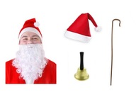 SET SANTA CLAUS klobúčik BELL SAINT CLAUS 4ks