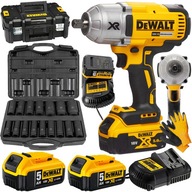 DEWALT NÁRAZOVÝ KLÚČ DCF899P2 18V 2x5Ah + ZÁSUVKY