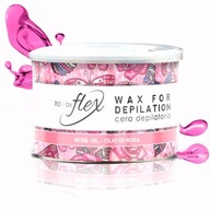 Vosk ItalWax Flex Rose Oil v plechovke na depiláciu BODY