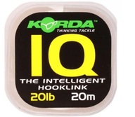 Korda IQ tuhý Fluorocarbon Hooklink 25LB 20m