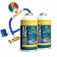 A/C FIX sada 2x Sealant R134A 3v1 170ml + AcDoctor ACR kábel s rozdeľ.