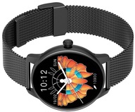 ČIERNY DÁMSKY SET SMARTWATCH G.ROSSI