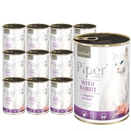 Piper Animals Sterilized s králikom 12 x 400 g