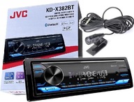 1din autorádio - JVC KD-X382BT/ USB / AUX / BLUETOOTH + MIKROFÓN