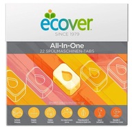 ECover all-in-one, tablety do umývačky riadu, 22 kusov