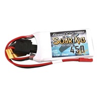 GENS ACE BATTERY LIPO BATTERY G-TECH SOARING 450MAH 7.4V 2S1P JST-SYP