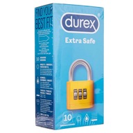 DUREX 10ks Extra Safe bezpečný sex hrubší