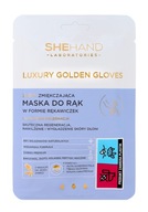 SheHand Gold zjemňujúca maska ​​na ruky vo forme rukavíc