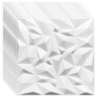 White Panels Rock 3D Ametyst penové panely 8x