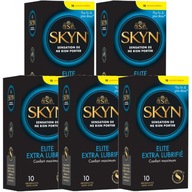 Unimil SKYN ELITE EXTRA MOISTURIZED nelatexové tenké kondómy 50 ks.