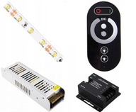 SET 15m 900 LED PÁS STUDENÝ BIELY 2835 DIAĽKOVÝ +