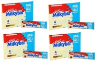 4x100g NESTLE Milky Bar tyčinka 4ks UK