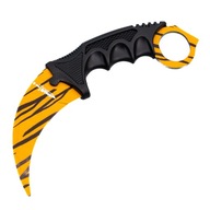 Tréningový nôž karambit CS:GO Tiger Stripes