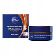 NIVEA Nočný krém proti vráskam 65+ 50ml