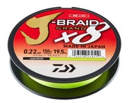 DAIWA BRIDGE J-BRAID X8E 0,28MM 135M ZELENÁ