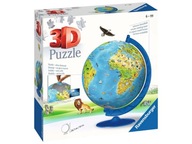 3D guľové puzzle: Detský glóbus 12338