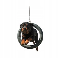 1PC Funny Car Ornament Tire Simulation Dog Dec