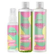 AVON Girls Rule Cosmetics SET 3v1 Gel Balm Mist