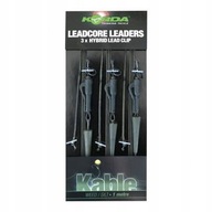 Korda Leadcore Leaders Hybridná svorka na olovenie Weed/Silt