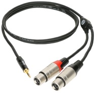 KLOTZ MINI JACK KÁBEL 3,5mm - 2x XLR FEMALE 3m