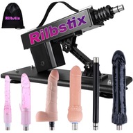 SEX MACHINE SET Multifunkčný vibrátor 7*dildo