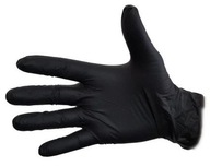Jednorazové rukavice NITRILOVÉ 100 ks S Čierna