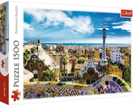 Puzzle 1500 dielikov Gaudi Park Barcelona Trefl