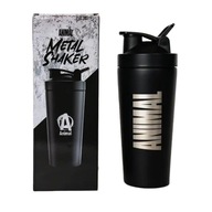 Shaker vyrobený z odolnej ocele Universal Nutrition Stylish Durable Black 739 ml