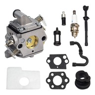 a v Carb pre MS170 018 C1Q-S57 Reťazová píla Výmena