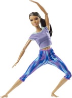 BARBIE VYROBENÁ NA POHYBU BÁBIKY GYMNASTISTKY GXF06