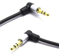 AUX KÁBLOVÝ jack 3,5 STEREO UHOL VITALCO SLIM 2M