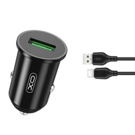 XO VÝKONNÁ RÝCHLA NABÍJAČKA DO AUTA PRE TELEFÓN USB 18W QC3.0