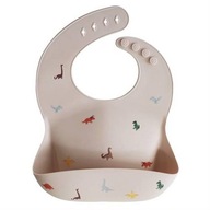 Mushie Silicone Dinosaurs Bib