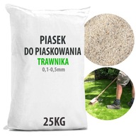 PIESOK NA Otryskanie TRÁVNEJ TRÁVY 0,1-05mm 25KG UVOĽŇUJE PÔDU