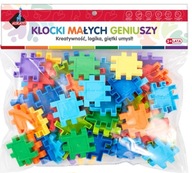 STAVEBNÉ BLOKY MALÉHO GÉNIA PUZZLE 75 ELEMENTOV