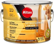 Rýchloschnúci bezfarebný lak 2,5L ALTAX Gloss