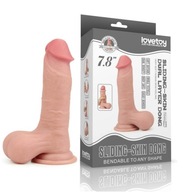 NATURAL PENIS MOVING SKIN DILDO S PRÍSAVKOU