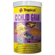 Tropical Cichlid Gran krmivo zvýrazňujúce farbu vo forme potápavých granúl 1000 ml