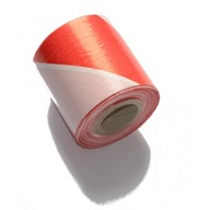 Výstražná páska biela a červená 7 cm x 100 m