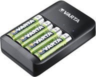 Nabíjačka VARTA USB QUATRO 57652 + 4 batérie. R6 2100