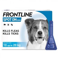 Frontline Spot-On Psy M 10-20kg sada 3 pipiet K