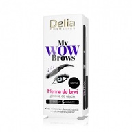 DELIA My Wow Brows henna na obočie 1.0 Black 6ml