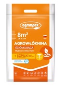 Čierna mulčovacia agrotextília 1,6 x 5 m 50 g/m²