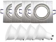 Sada stropných svietidiel Halogén 4x + žiarovky 3,5W