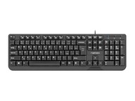 Trout Slim USB Keyboard CZ/SK 1,8m Black Natec