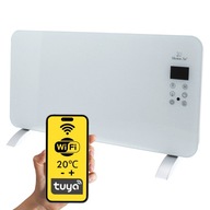 ELEKTRICKÝ KONVEKTOR RADIÁTOR SKLENENÝ PANEL energeticky úsporný 1500W WiFi