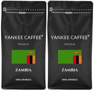 Kávové zrná 2kg Arabica čerstvo pražená z pražiarne v Zambii (2x1kg)