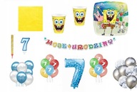 Súprava balónov Spongebob SquarePants k 7. narodeninám