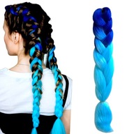 Syntetické VLASY pre OMBRE COLORFUL Braids